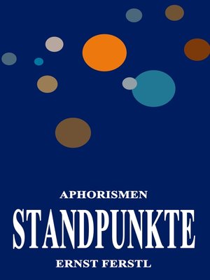 cover image of Standpunkte